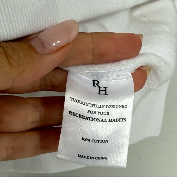 Recreational Habits Jordan Unisex Sports Facility Crewneck White - Picture 5 of 5